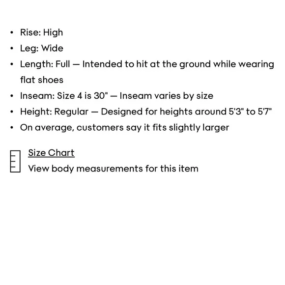 NWT Aritzia Wilfred Free Ascendant High-Rise Wide Leg Pants in Birch - Sz 00 - Picture 11 of 12